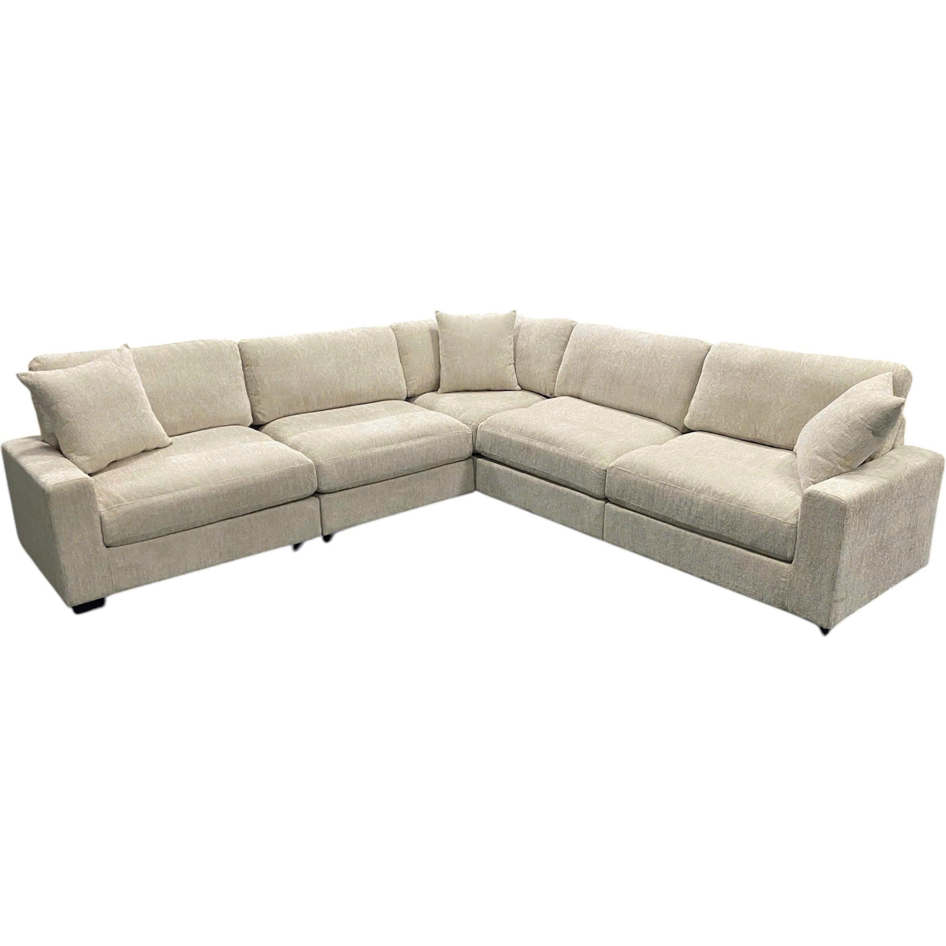  Primo International Sectionals Stationary Spencer 5-Piece Sectional - Beige IMAGE 1