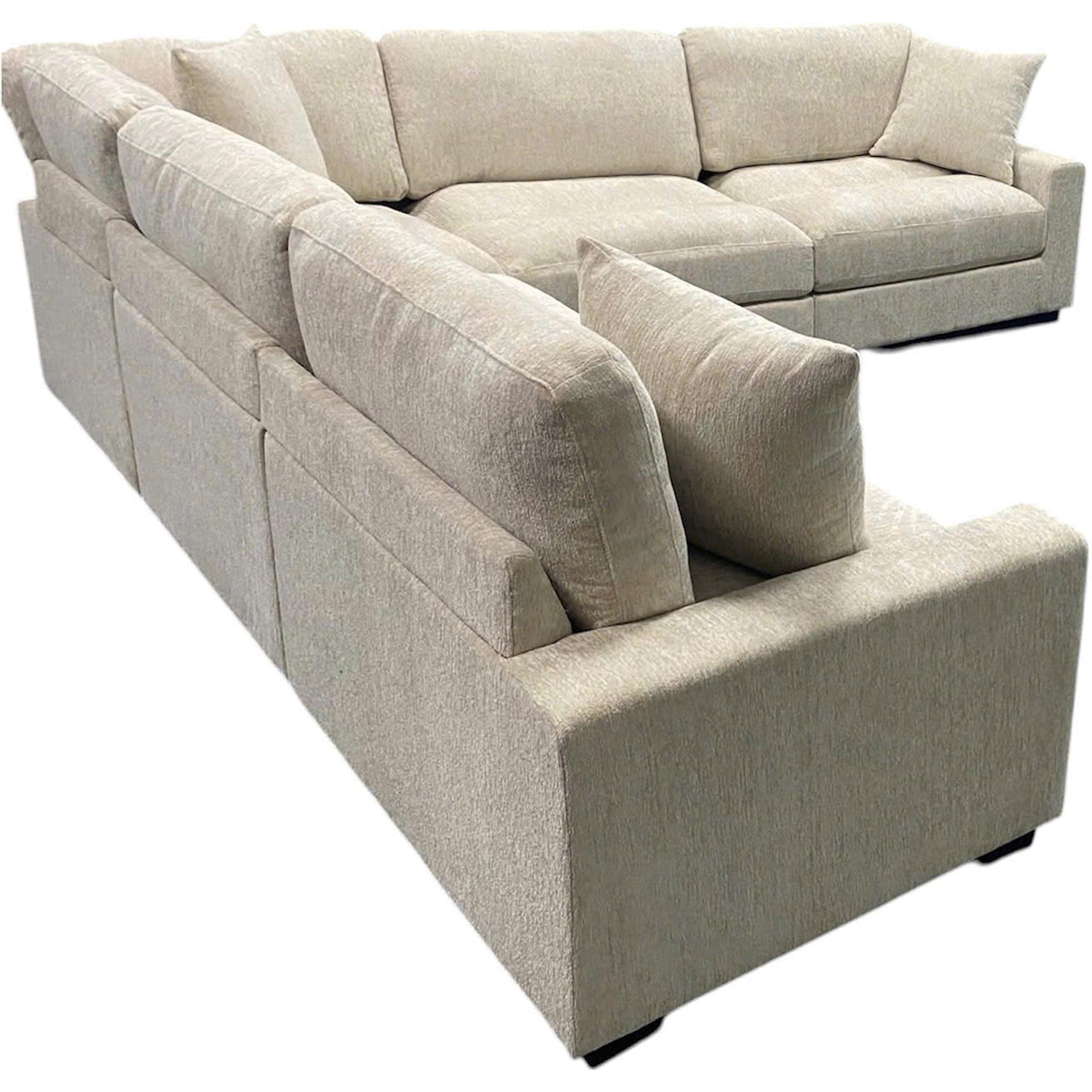 Primo International Sectionals Stationary Spencer 5-Piece Sectional - Beige IMAGE 4