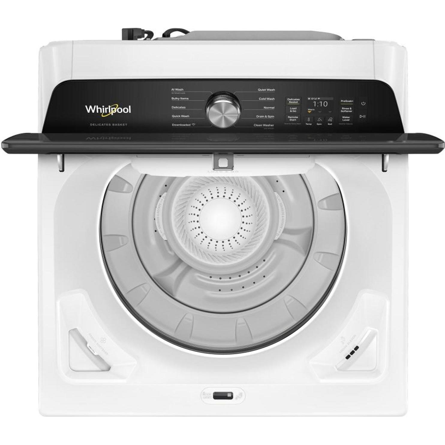  Whirlpool 6.1 cu. ft. IEC Smart Top Load Washer with the Removable Delicates Basket WTW8509TW IMAGE 3