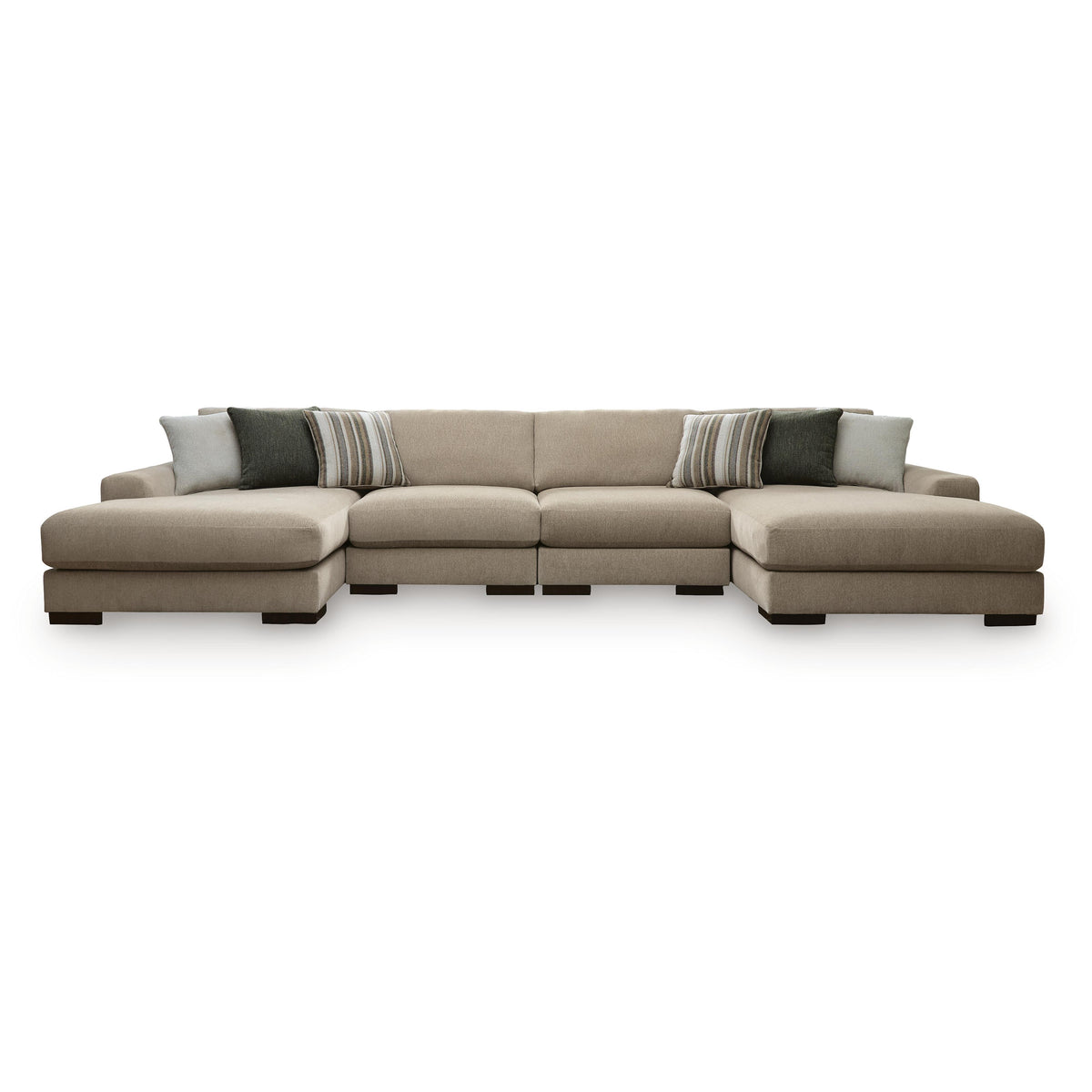  Benchcraft Linenhause 31803S9 4 pc Double Chaise Sectional IMAGE 1