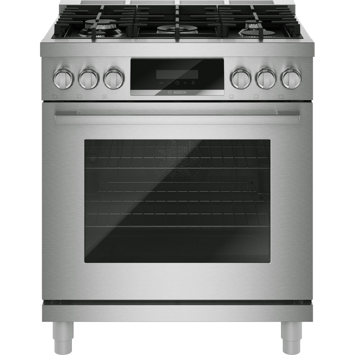  Bosch 800 Series 30-inch Freestanding Gas Range with 5 Burners HGS8057UC IMAGE 1