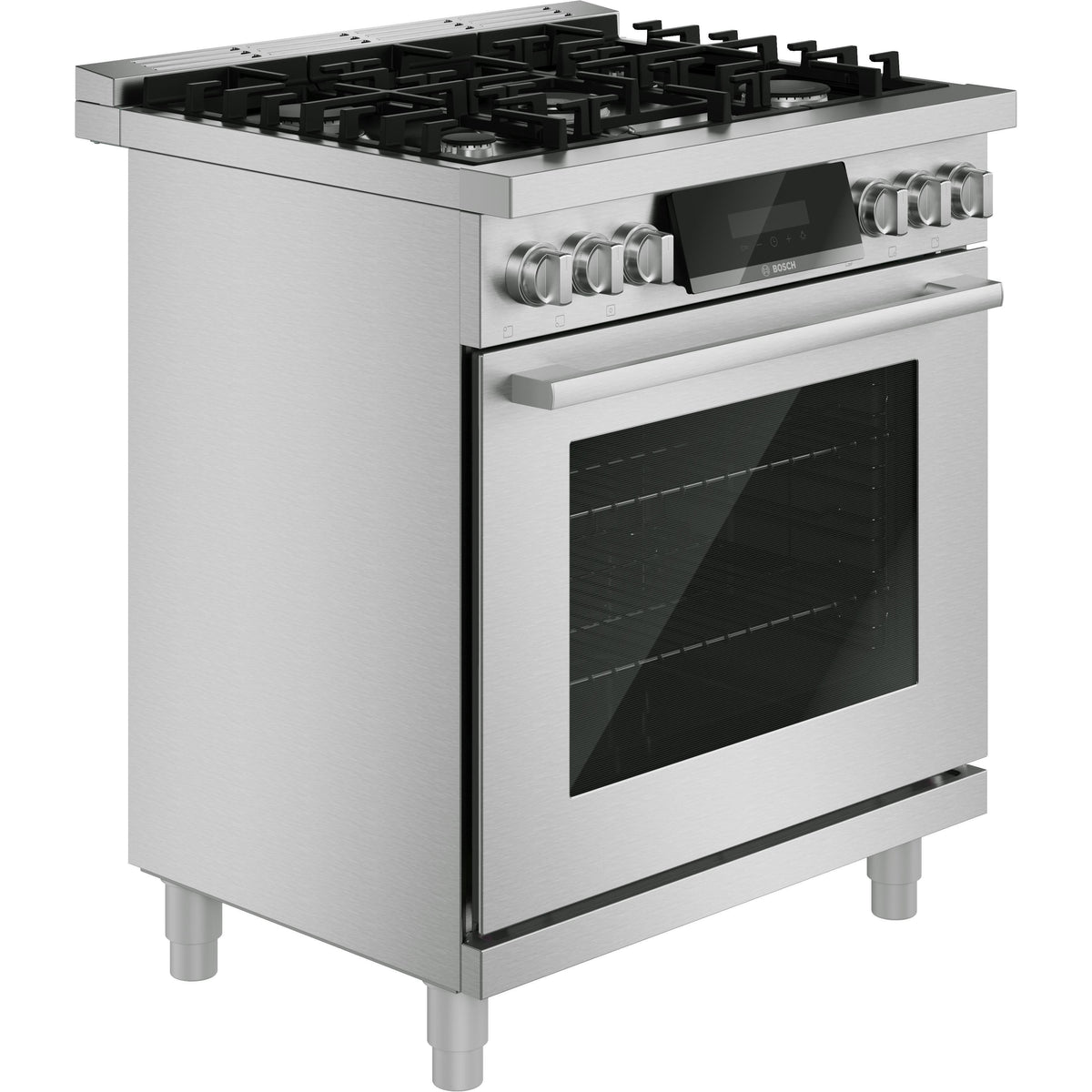  Bosch 800 Series 30-inch Freestanding Gas Range with 5 Burners HGS8057UC IMAGE 3