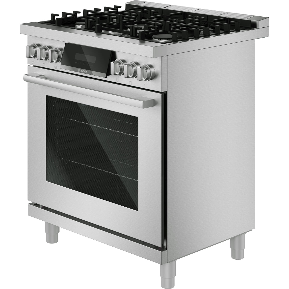  Bosch 800 Series 30-inch Freestanding Gas Range with 5 Burners HGS8057UC IMAGE 4