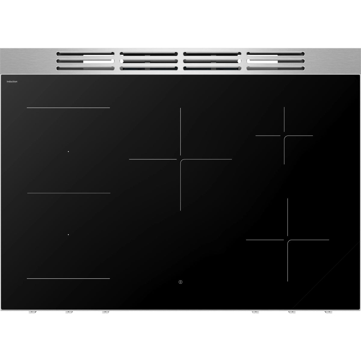  Bosch 800 Series 36-inch Freestanding Induction Range with 5 Elements HIS8657C IMAGE 5