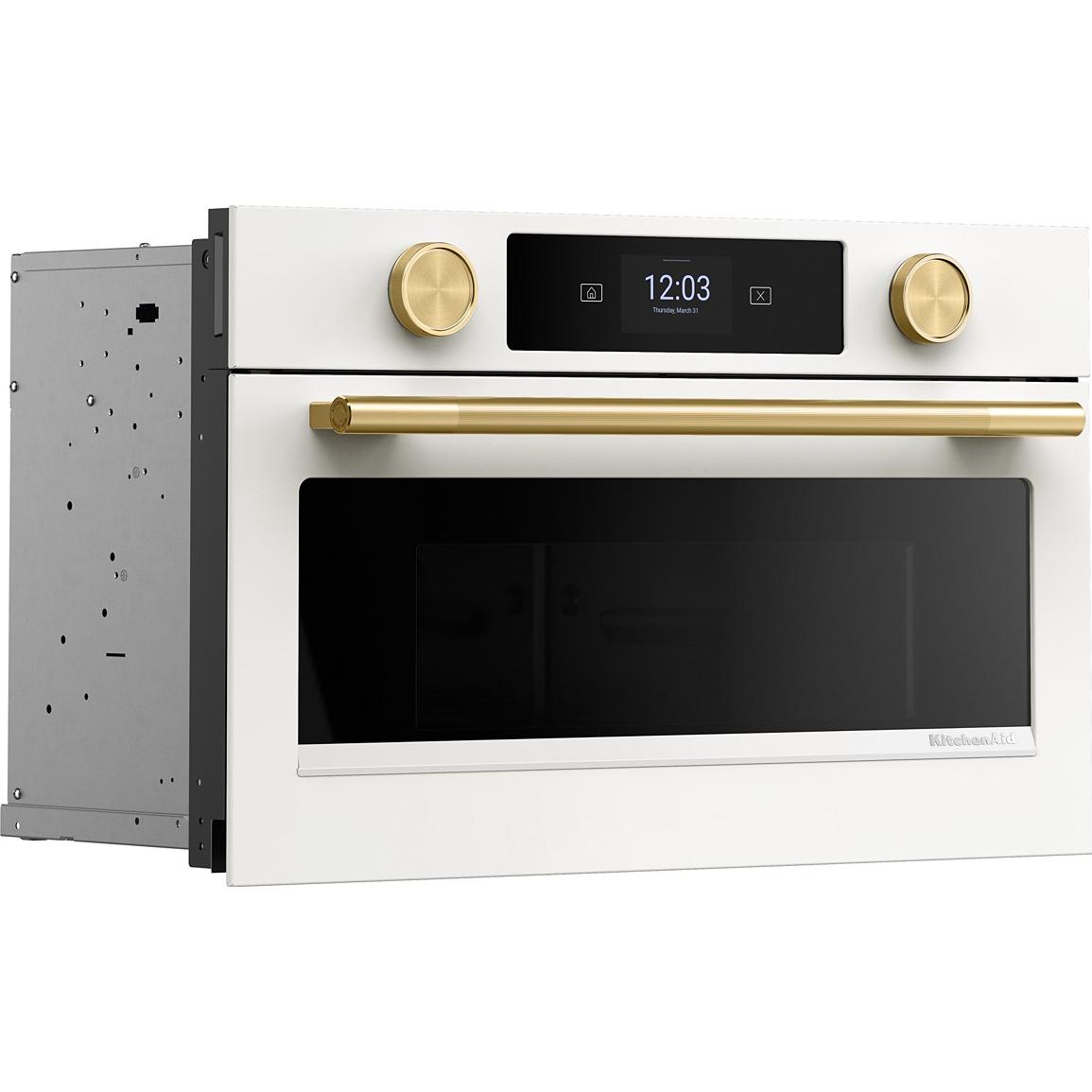  KitchenAid 30-inch Built-in Microwave Oven with Convection Technology KMBS730SPL IMAGE 3