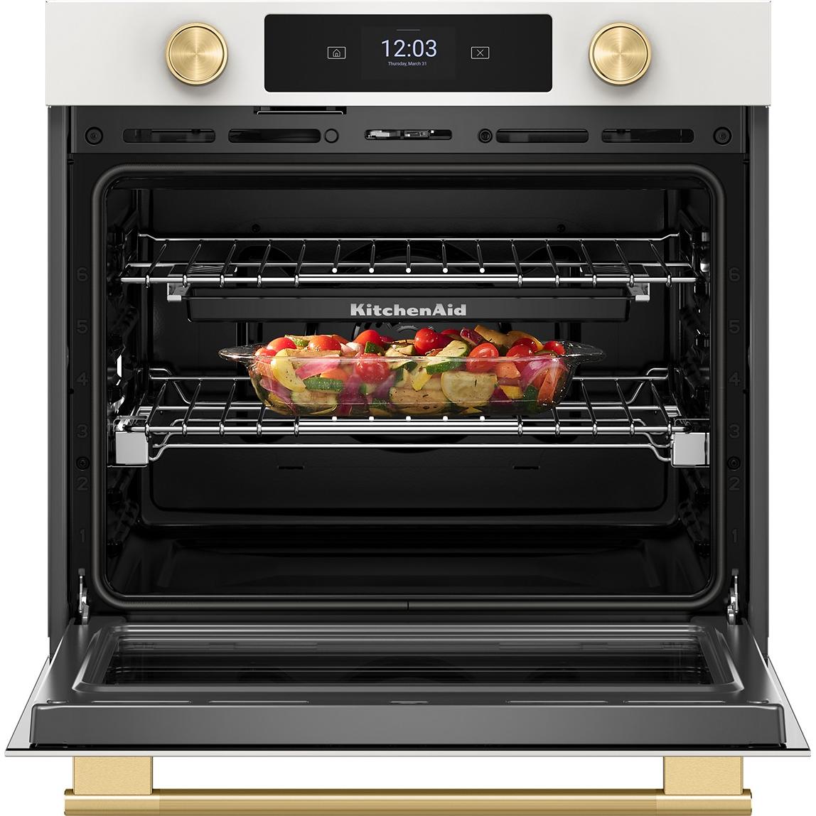  KitchenAid 30-inch, 5.0 cu. ft. Built-in Single Wall Oven with Convection Technology KOES730SPL IMAGE 2