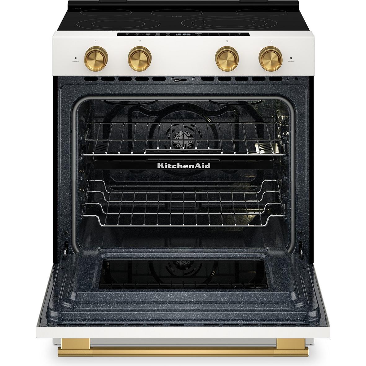  KitchenAid 30-inch Slide-in Electric Range with  Convection Cooking Modes YKSES530SPL IMAGE 5