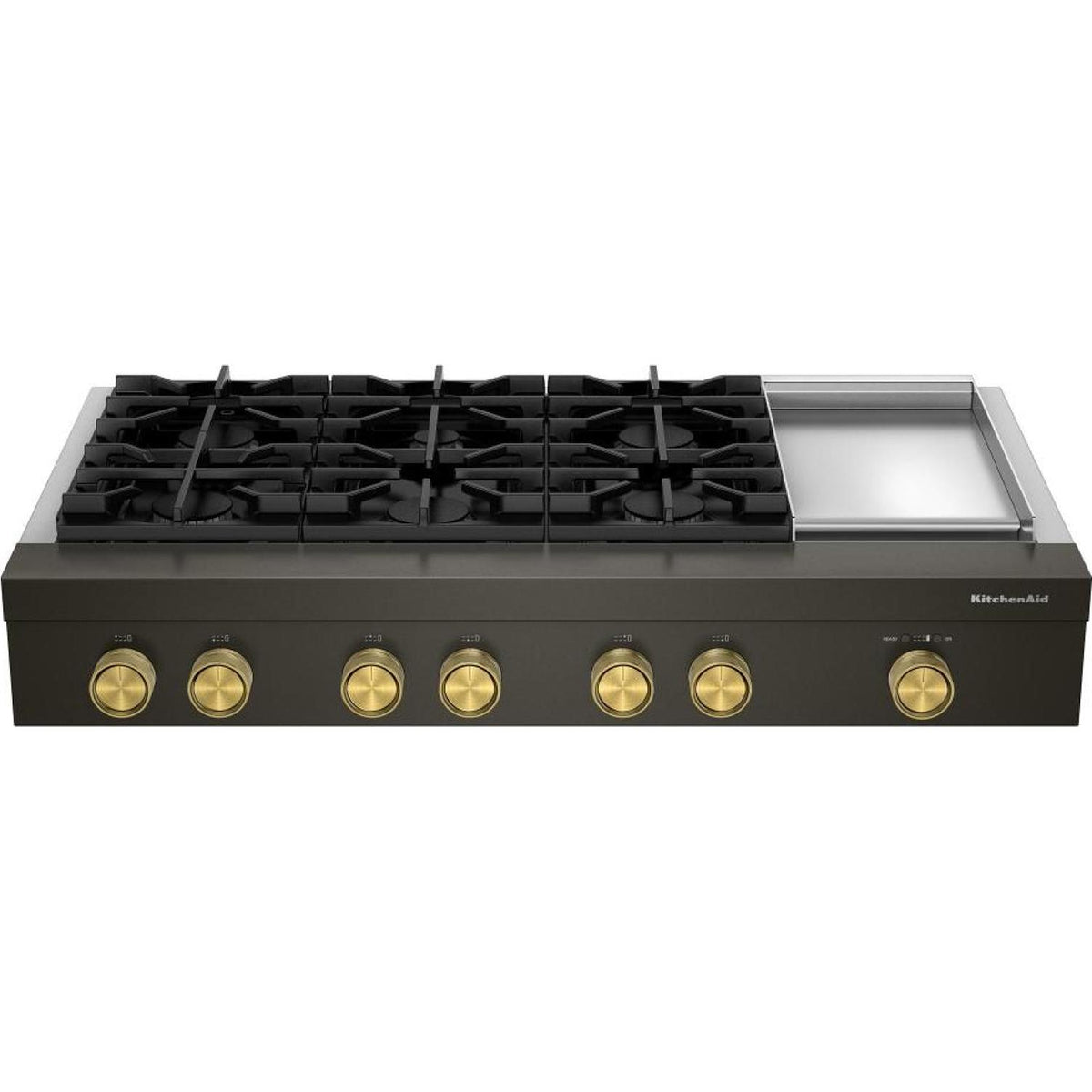  KitchenAid 48-inch Gas Rangetop with Electric Griddle KCGK948TBE IMAGE 9