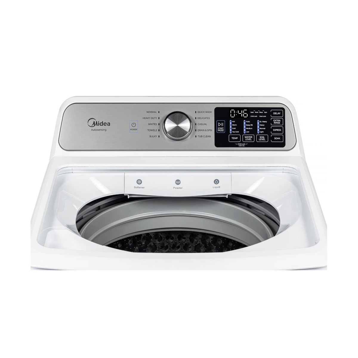  Midea 4.7 cu. ft. Top Loading Washer with Power Wave Agitator MLTW47A4BWW IMAGE 4