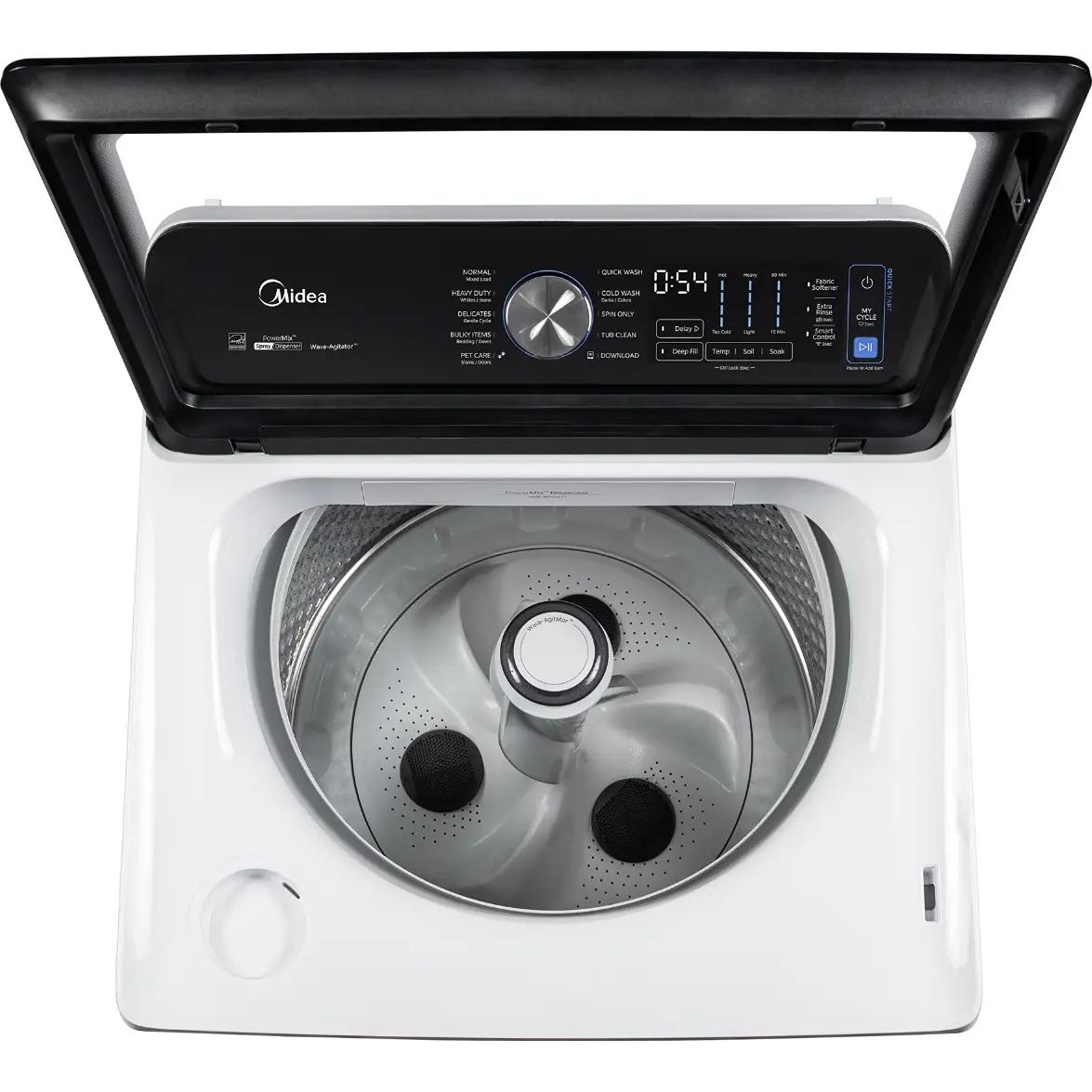 Midea 6.1 cu. ft. Top Loading Washer with PowerMix™ Spray MLTW61A5CWW IMAGE 4