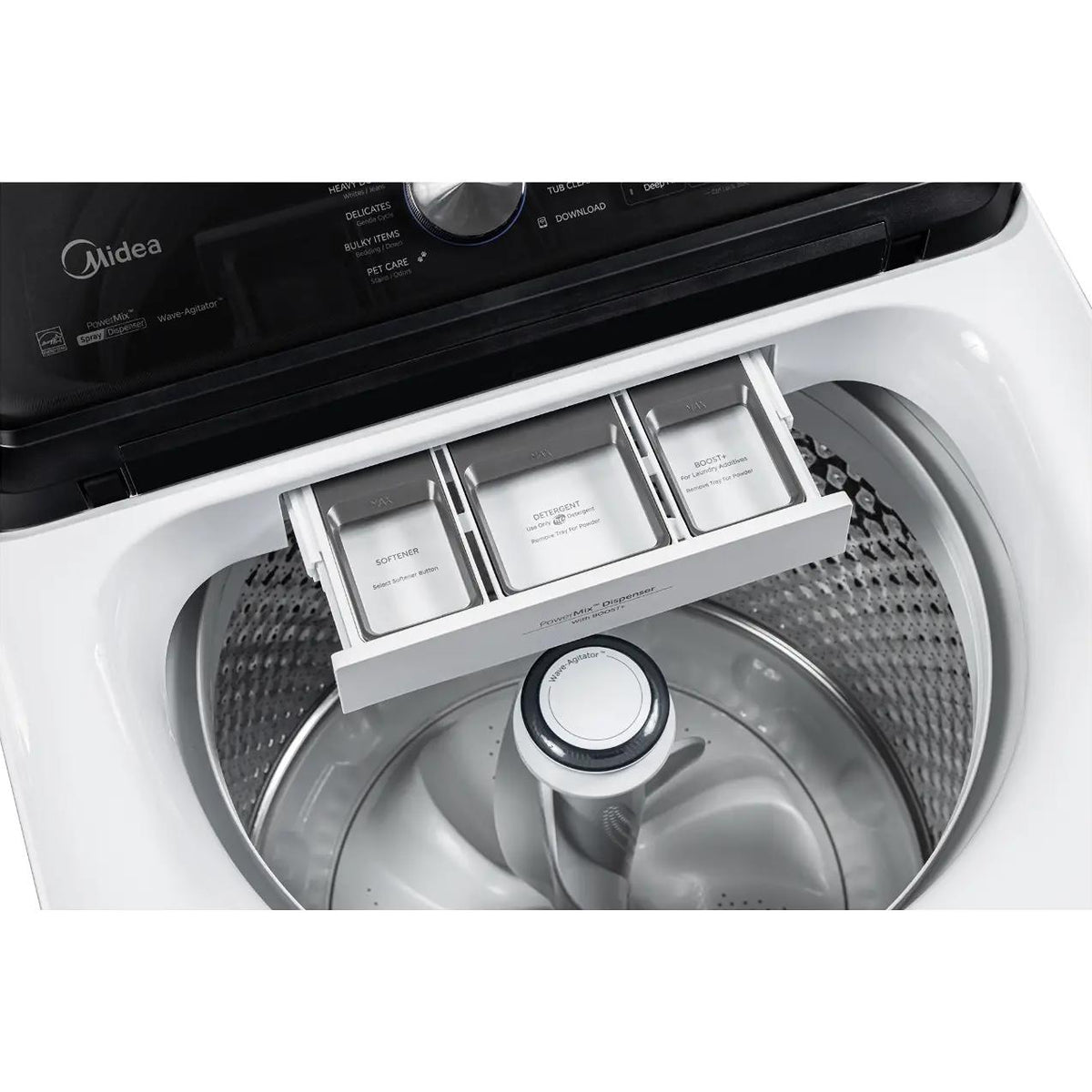  Midea 6.1 cu. ft. Top Loading Washer with PowerMix™ Spray MLTW61A5CWW IMAGE 6