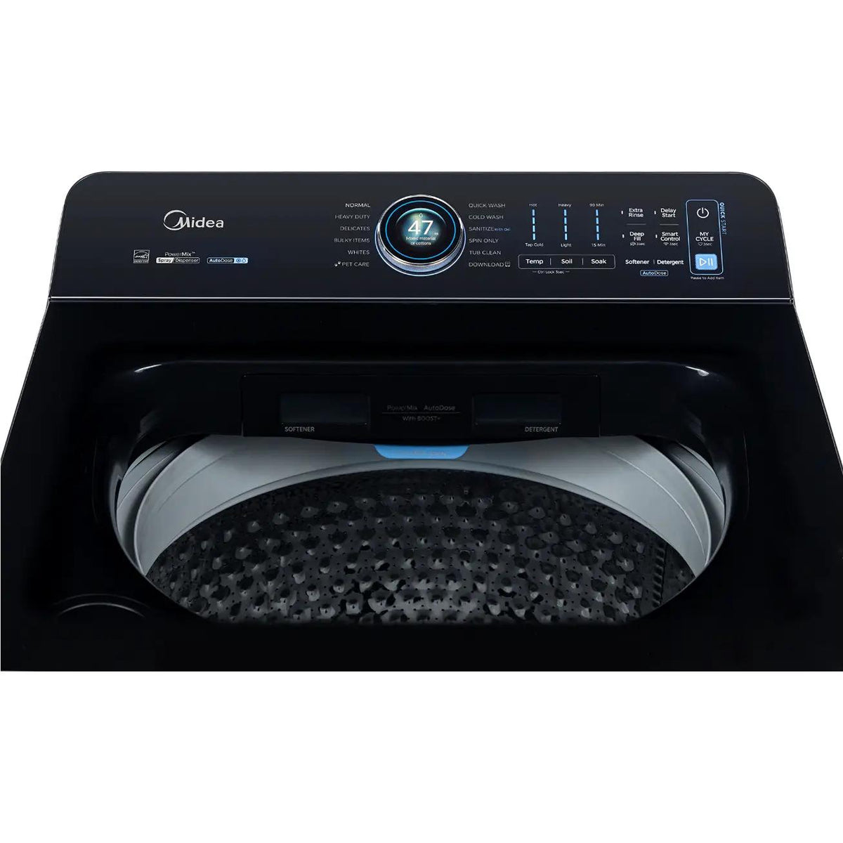  Midea 6.2 cu. ft. Top Loading Washer with PowerMix™ Spray MLTW62M7ACG IMAGE 5