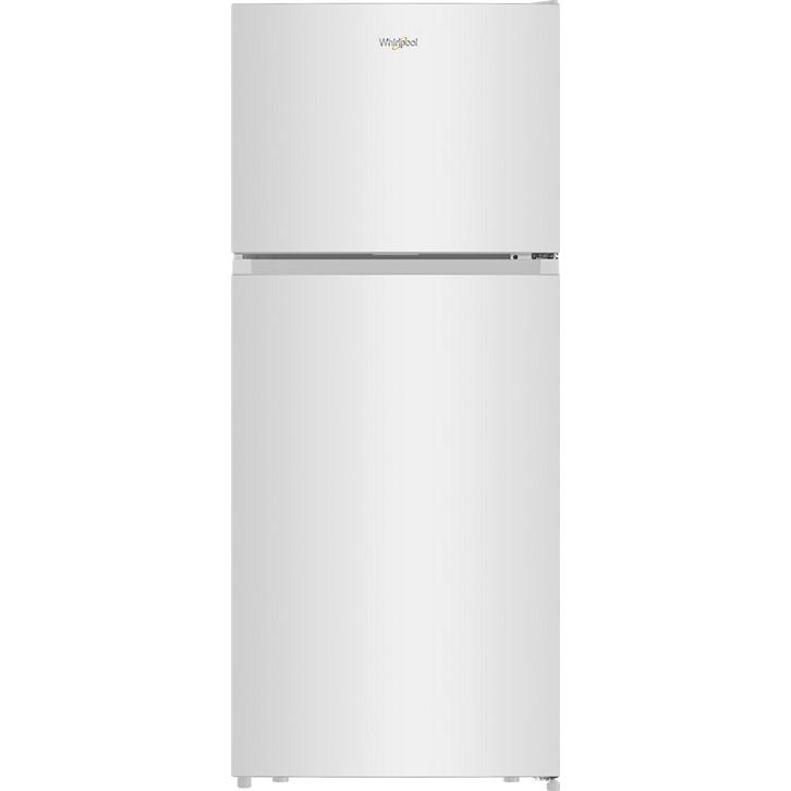  Whirlpool 28-inch, 17.6 cu. ft. Freestanding Top Freezer Refrigerator WRTX6418TW IMAGE 1