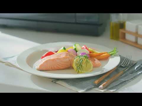  Panasonic 1.0 cu. ft. Countertop Steam Combi Microwave Oven NN-DS59NB EXTERNAL_VIDEO 3