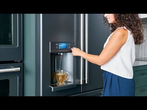  Café 36-inch, 22.2 cu.ft. Counter-Depth French 3-Door Refrigerator with Hot Water Dispenser CYE22TP3MD1 EXTERNAL_VIDEO 2