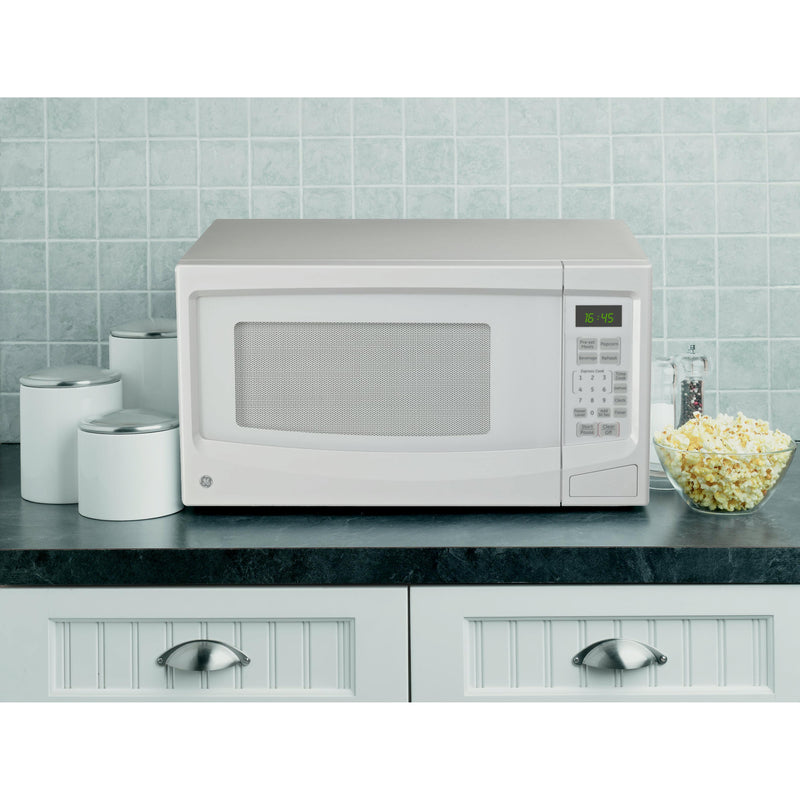 GE 1.1 cu. ft. Countertop Microwave Oven JES1145WTC IMAGE 2