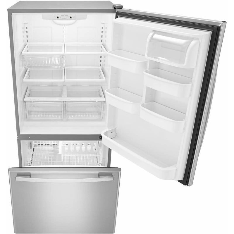 Amana 33-inch, 22 cu. ft. Bottom Freezer Refrigerator ABB2224BRM IMAGE 2