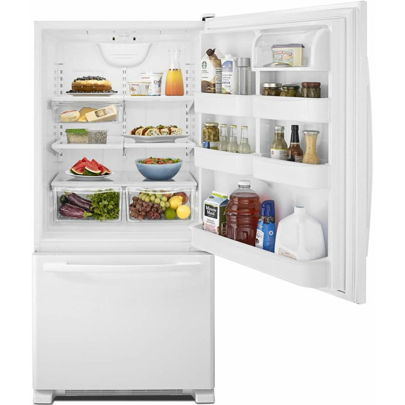 Amana 33-inch, 22 cu. ft. Bottom Freezer Refrigerator ABB2224BRW IMAGE 4