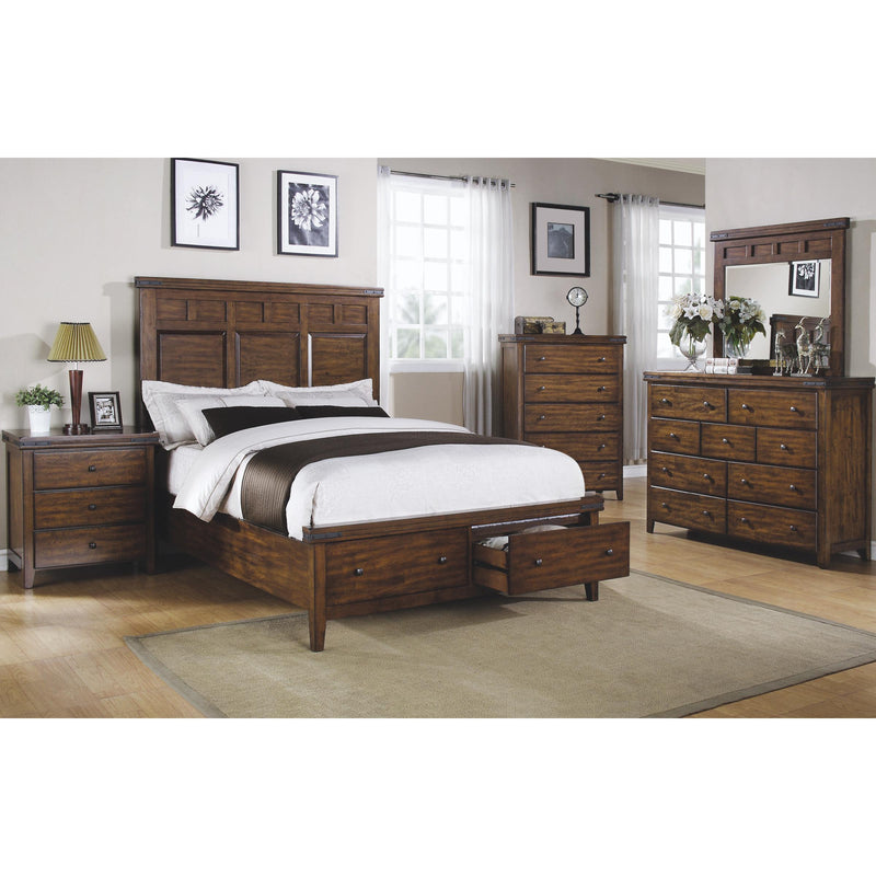 Winners Only Mango Queen Bed with Storage BR-MO1001Q-O IMAGE 2
