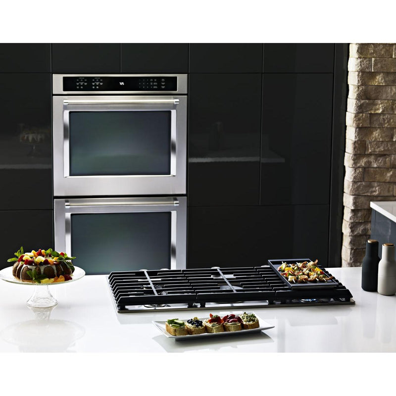 KitchenAid 36-inch Built-in Gas Cooktop with Even-Heat™ Burner KCGS556ESS IMAGE 16