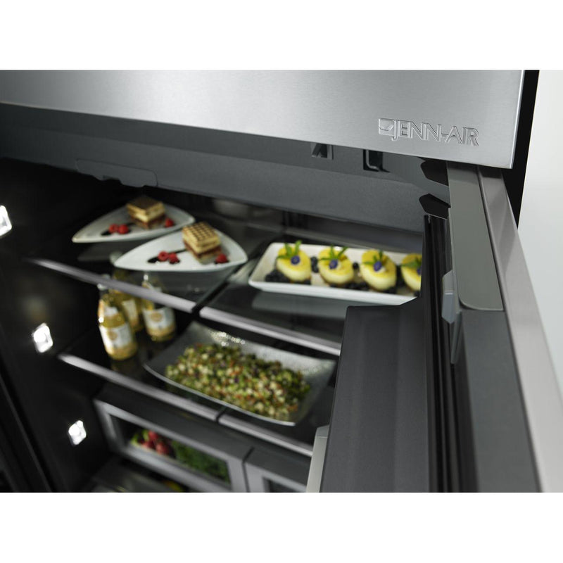 JennAir 36-inch, 21 cu.ft. Built-in Bottom Freezer Refrigerator with Obsidian Interior JB36NXFXRE IMAGE 9