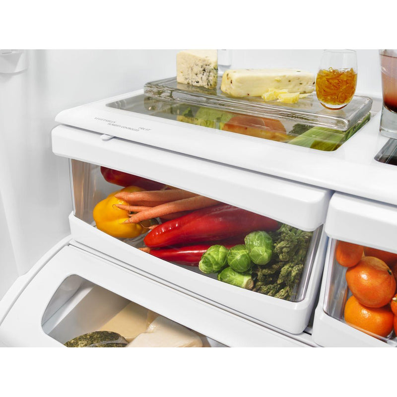 KitchenAid 36-inch, 25 cu.ft. Freestanding French 3-Door Refrigerator with ExtendFresh™ Plus Temperature Management System KRFF305ESS IMAGE 11