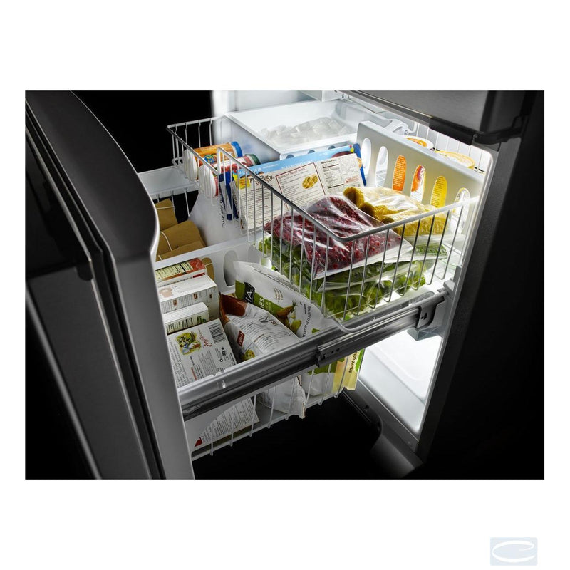 KitchenAid 36-inch, 25 cu.ft. Freestanding French 3-Door Refrigerator with ExtendFresh™ Plus Temperature Management System KRFF305ESS IMAGE 6