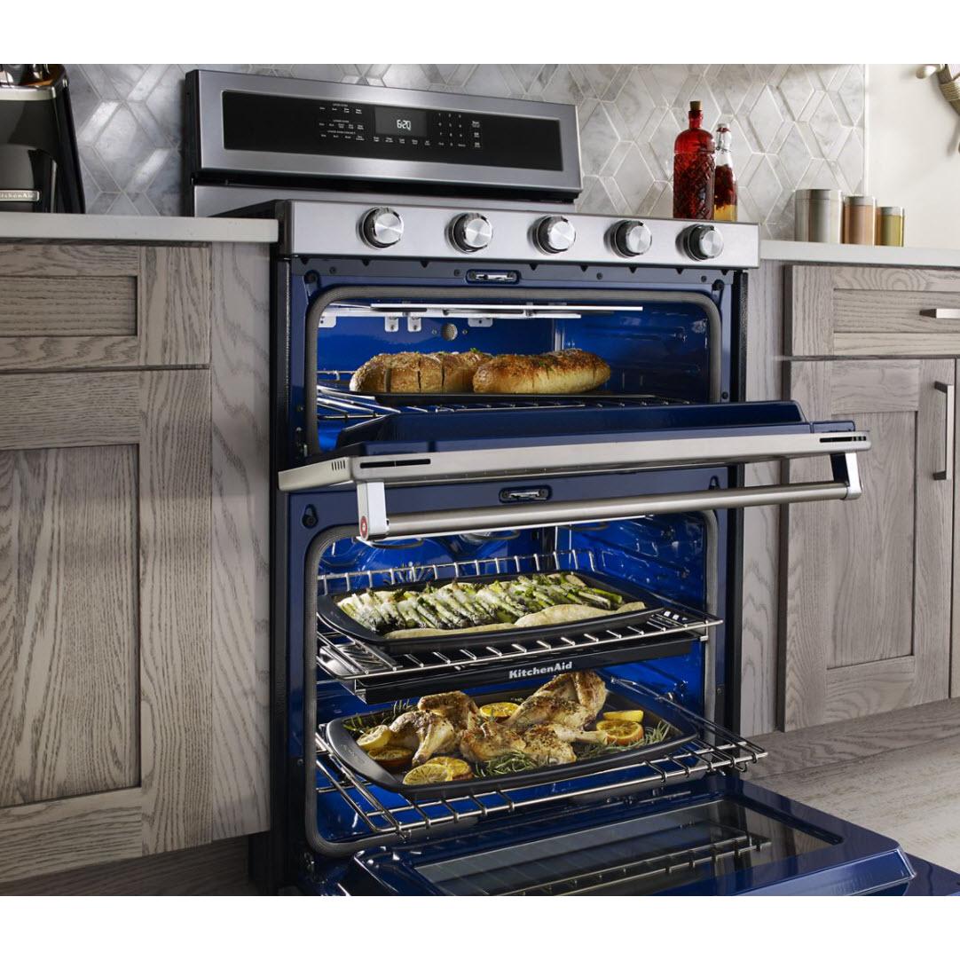 KitchenAid 30-inch Freestanding Dual-Fuel Range KFDD500ESS IMAGE 5