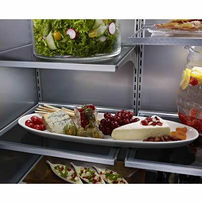 KitchenAid 36-inch, 20.9 cu.ft. Built-in Bottom Freezer Refrigerator with Internal Ice Maker KBBR306ESS IMAGE 3