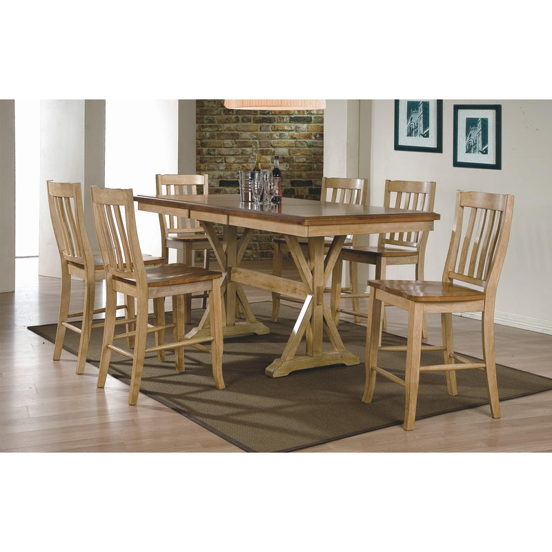 Winners Only Quaint Retreat Counter Height Dining Table with Trestle Base T1-QR3678-B IMAGE 2