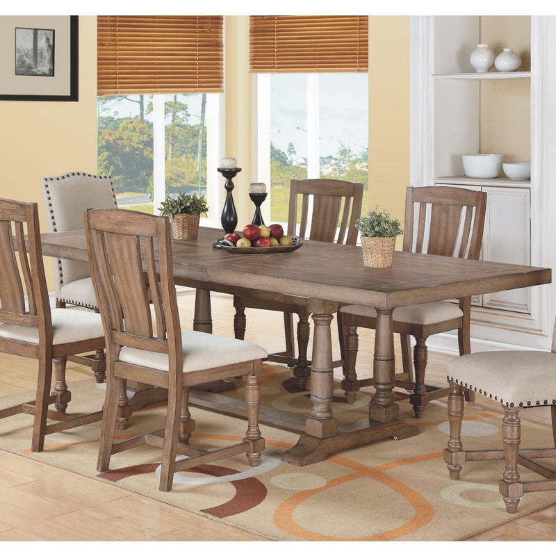 Winners Only Sonoma Dining Table with Trestle Base T1-SN4296-G IMAGE 1