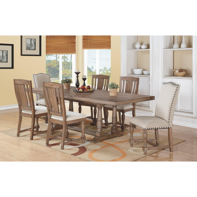 Winners Only Sonoma Dining Table with Trestle Base T1-SN4296-G IMAGE 2