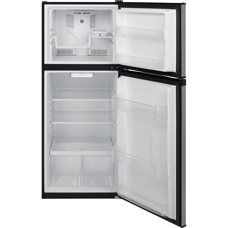 GE 24-inch, 11.6 cu. ft. Top Freezer Refrigerator GPE12FSKSB IMAGE 2