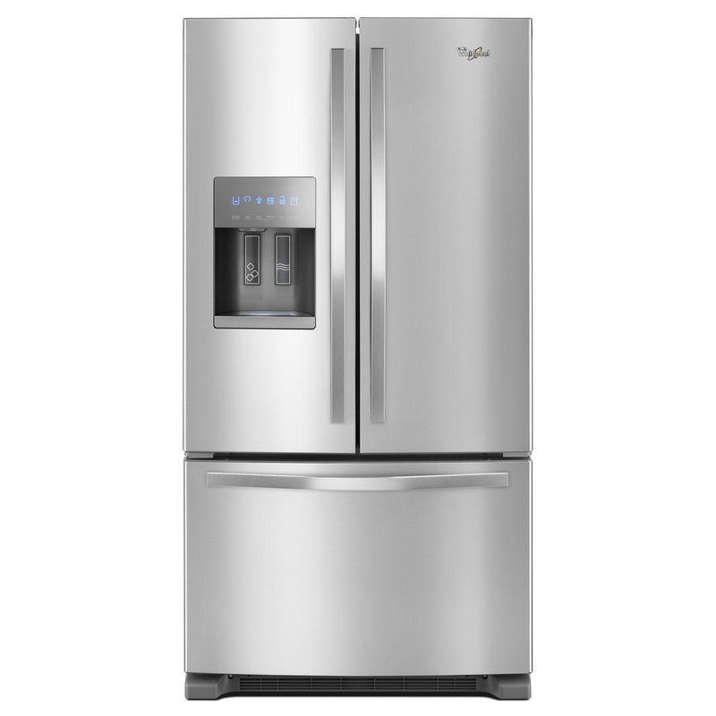 Whirlpool 36-inch, 24.7 cu. ft. French 3-Door Refrigerator with Ice and Water Dispensing System WRF555SDFZ IMAGE 1