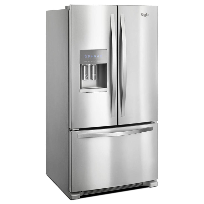 Whirlpool 36-inch, 24.7 cu. ft. French 3-Door Refrigerator with Ice and Water Dispensing System WRF555SDFZ IMAGE 2