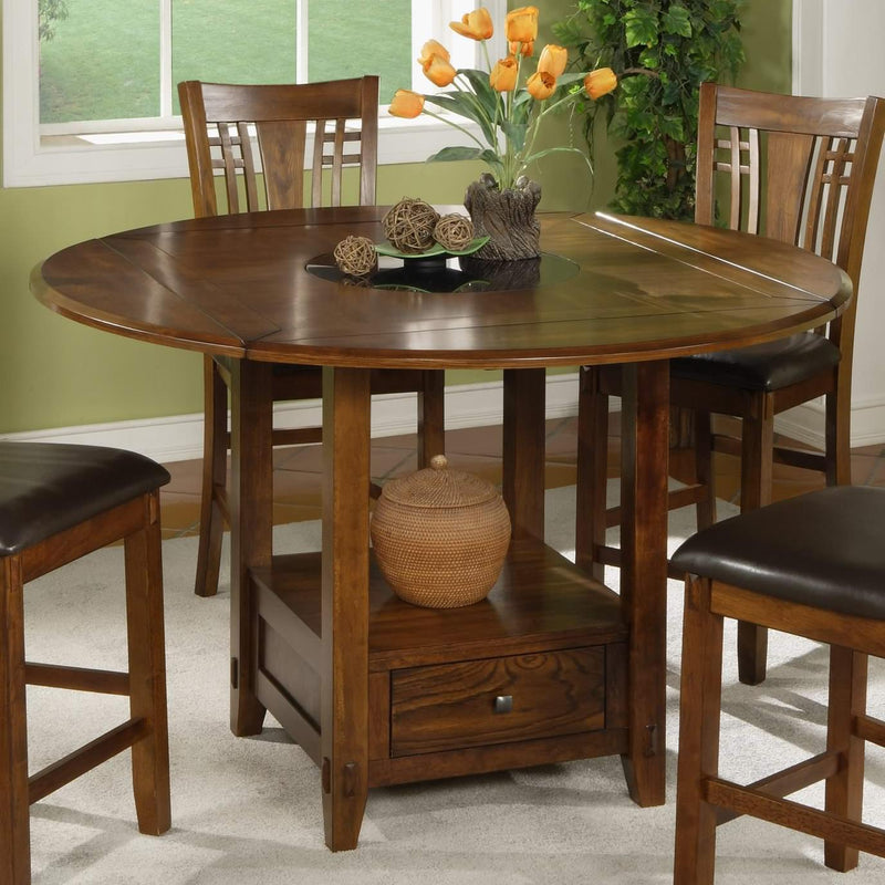 Winners Only Round Zahara Counter Height Dining Table with Pedestal Base T1-ZH54260-O IMAGE 1