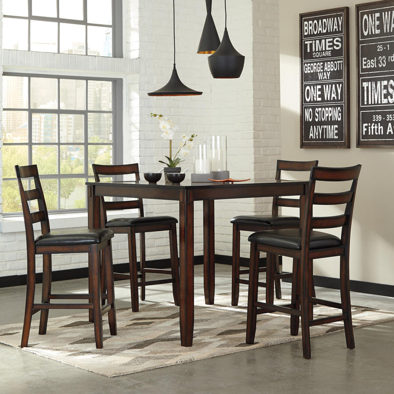 Signature Design by Ashley Coviar 5 pc Counter Height Dinette D385-223 IMAGE 2