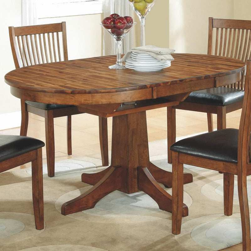 Winners Only Oval Broadway Dining Table with Pedestal Base T1-BW4260-O IMAGE 1