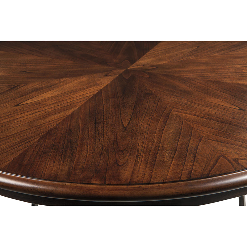Signature Design by Ashley Round Centiar Dining Table with Pedestal Base D372-15 IMAGE 2