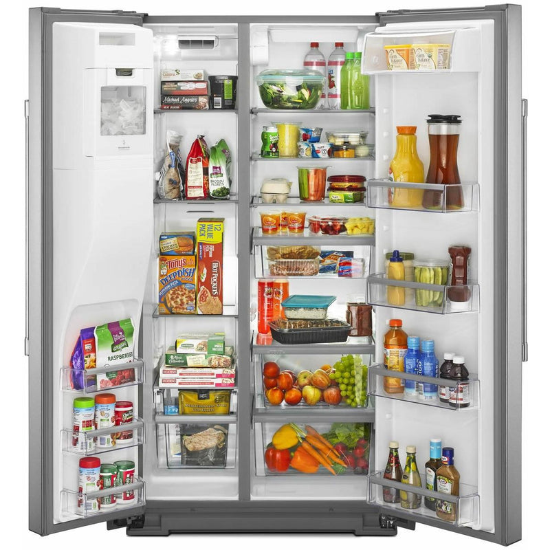 Maytag 36-inch, 20.6 cu. ft. Counter-Depth Side-by-Side Refrigerator MSC21C6MFZ IMAGE 3
