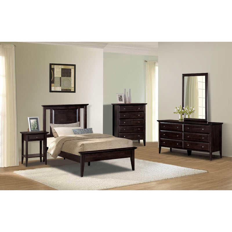 Winners Only Bayview Twin Panel Bed BR-BV1001T-X IMAGE 2