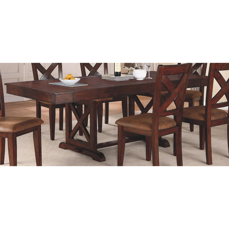 Winners Only Retreat Dining Table with Trestle Base T1-RT4095-D IMAGE 1