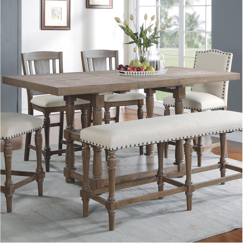 Winners Only Sonoma Counter Height Dining Table with Pedestal Base T1-SN3678-G IMAGE 1