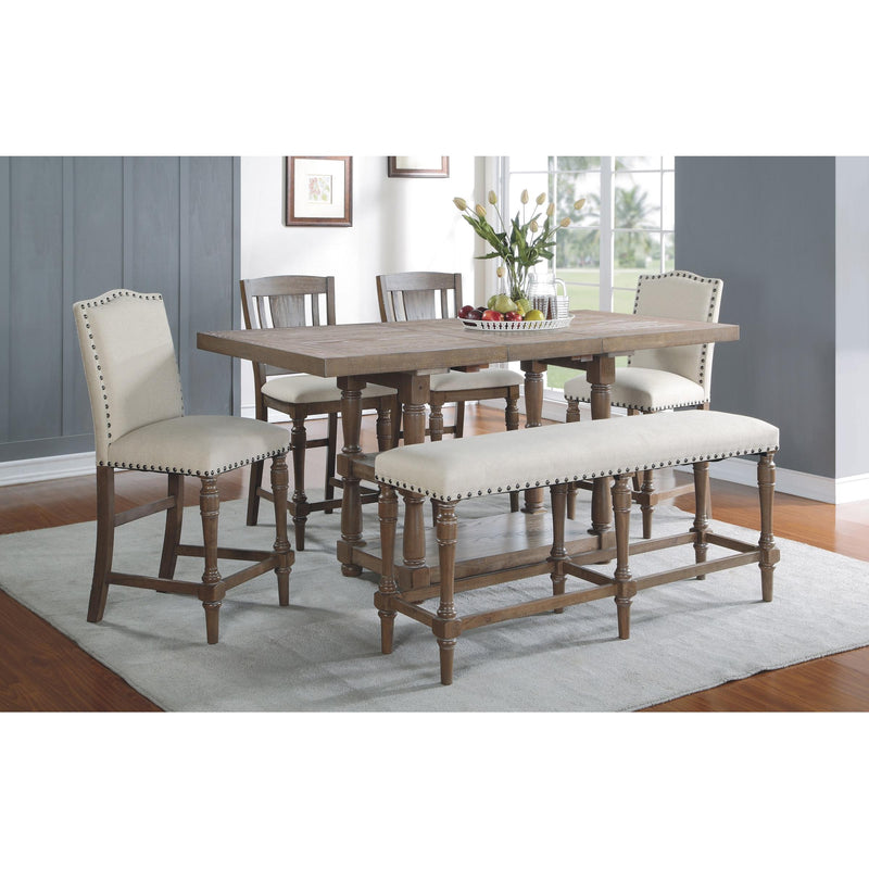 Winners Only Sonoma Counter Height Dining Table with Pedestal Base T1-SN3678-G IMAGE 2