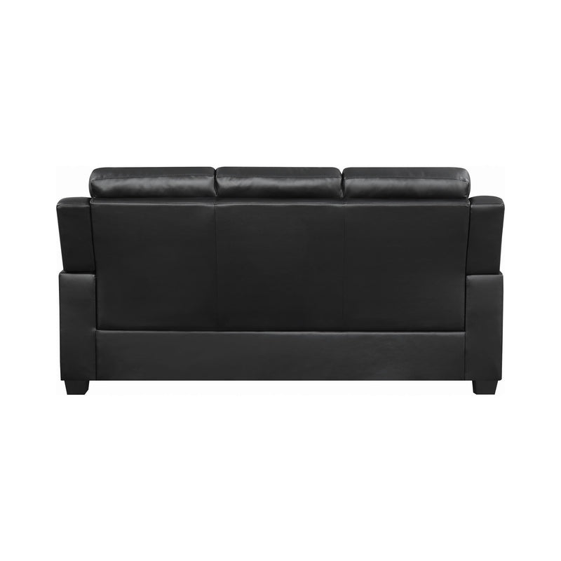 Coaster Furniture Finley Stationary Leatherette Sofa 506551 IMAGE 3