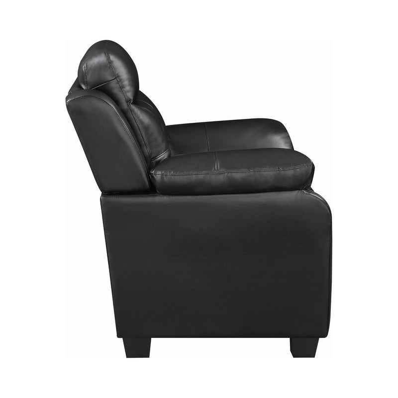 Coaster Furniture Finley Stationary Leatherette Sofa 506551 IMAGE 4