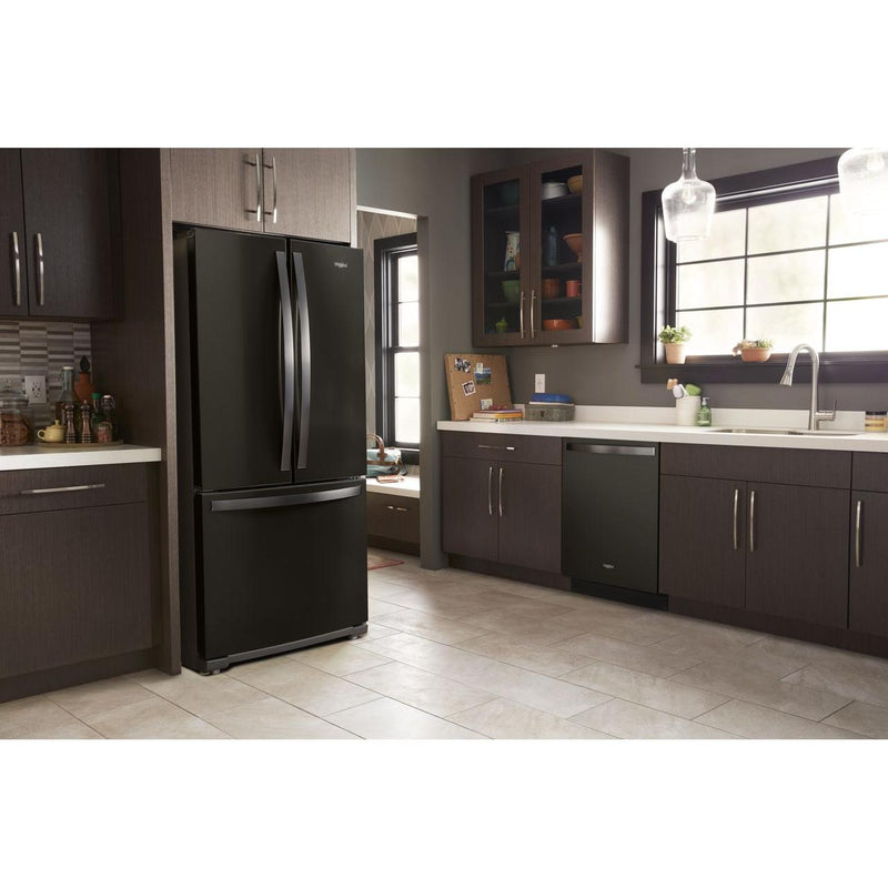 Whirlpool 30-inch, 19.68 cu.ft. Freestanding French 3-Door Refrigerator with FreshFlow™ Air Filter WRF560SFHV IMAGE 9