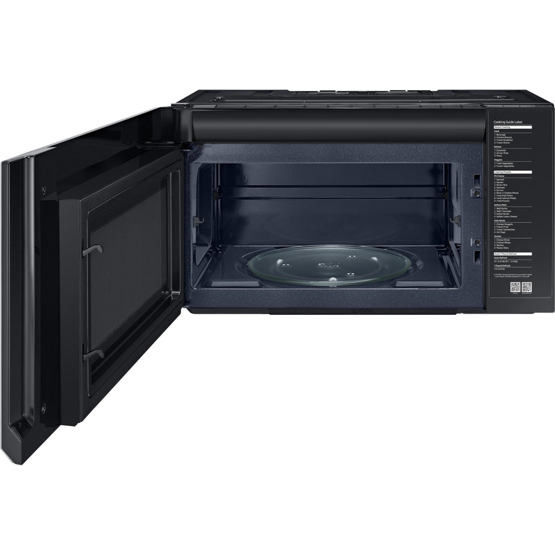Samsung 30-inch, 2.1 cu.ft. Over-the-Range Microwave Oven with Ventilation System ME21M706BAS/AC IMAGE 2