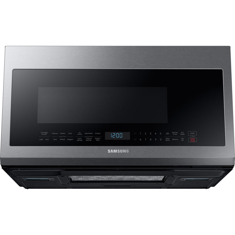 Samsung 30-inch, 2.1 cu.ft. Over-the-Range Microwave Oven with Ventilation System ME21M706BAS/AC IMAGE 7