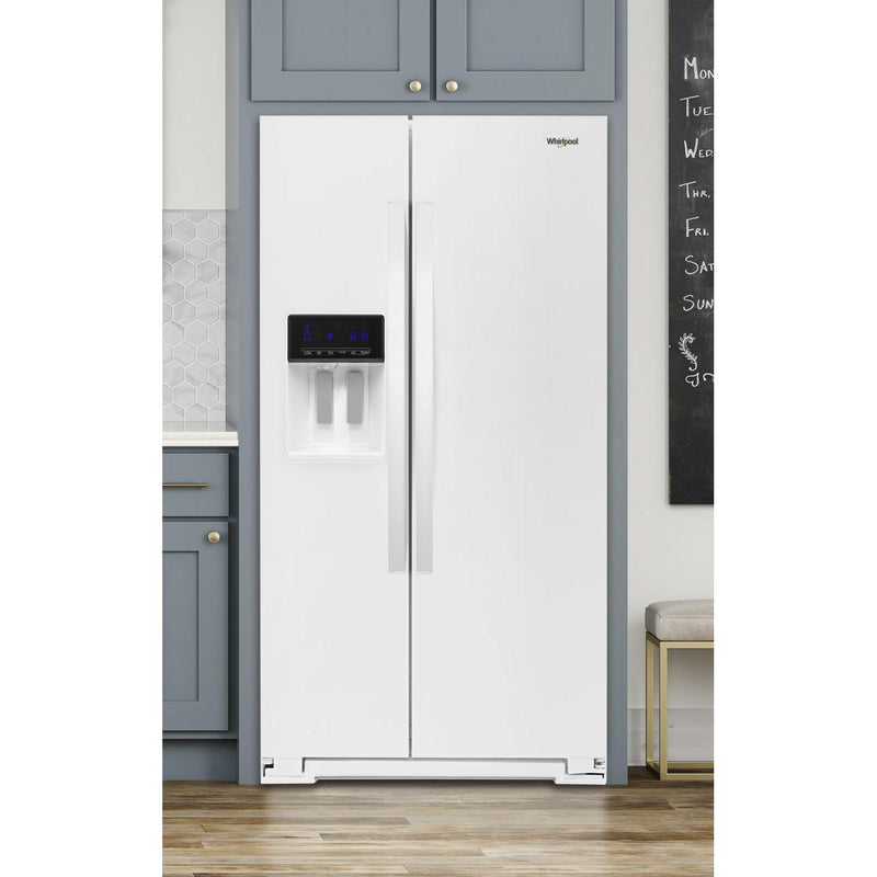 Whirlpool 36-inch, 20.59 cu. ft. Counter-Depth Side-By-Side Refrigerator WRS571CIHW IMAGE 9